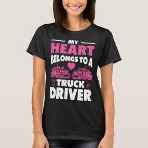 Camiseta Mulher-Caminhante Meu Coração Pertence A Um Motori