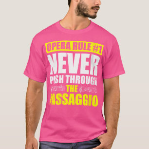 Camiseta Mulher Cantora De Ópera Para Opera Vocalista Tenor