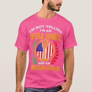Camiseta Mulher Cantora De Ópera Para Opera Vocalista Tenor