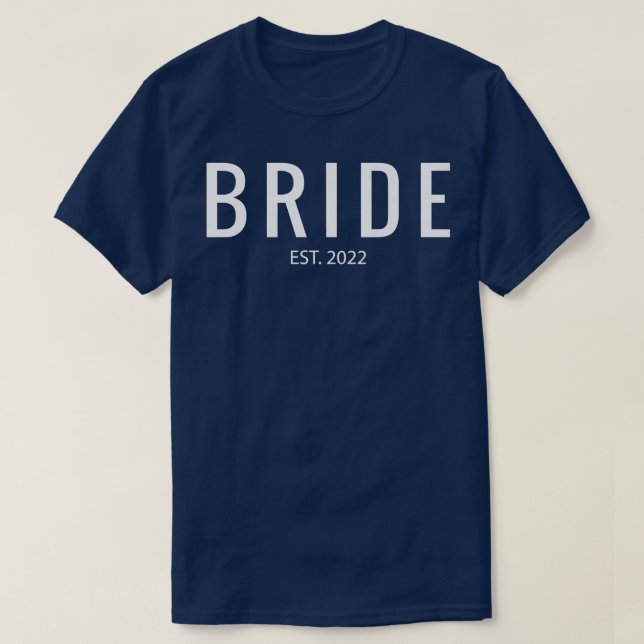 Camiseta Mulher Casando Noiva Est (Frente do Design)