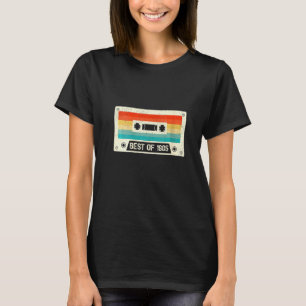 Camiseta Mulher: Cassete De 37 Anos, Vintagem Melhor De 1