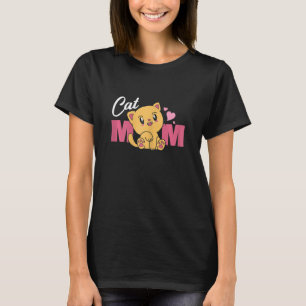 Camiseta Mulher Cat Mãe