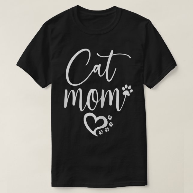 Camiseta Mulher Cat Mãe  (Frente do Design)