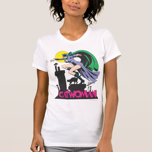 Camiseta Mulher-católica e logotipo rosa (Frente)