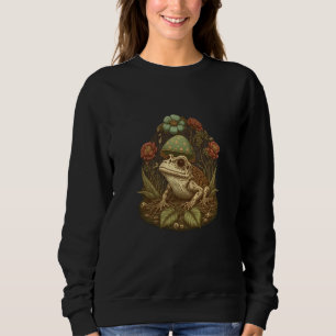Camiseta Mulher Colecionadora de Cogumelos Caveira de Sapo 