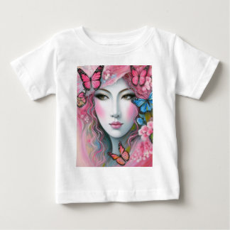Camiseta Mulher com borboletas