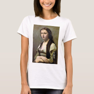 Camiseta Mulher com pérola, Camille Corot, 1868-1870