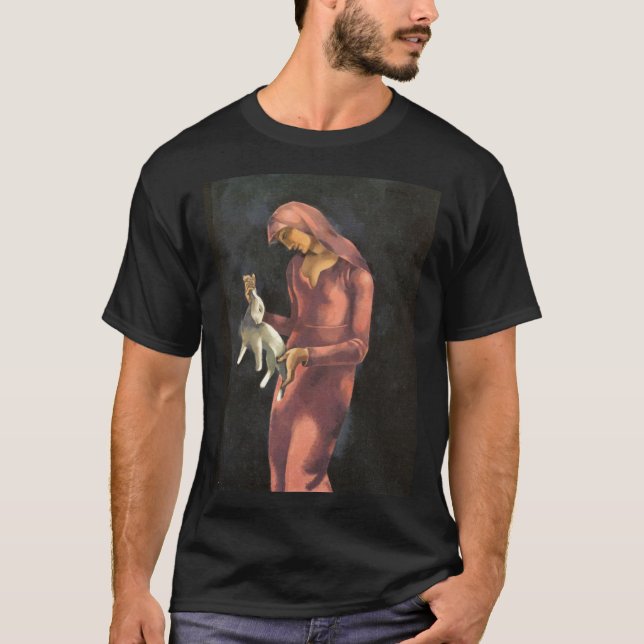 Camiseta Mulher com um Coelho (Frente)