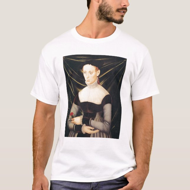 Camiseta Mulher com um cravo (Frente)