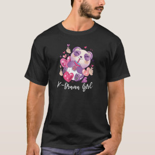 Camiseta Mulher Coreana Drama Kdrama Menina Coração dos Ded
