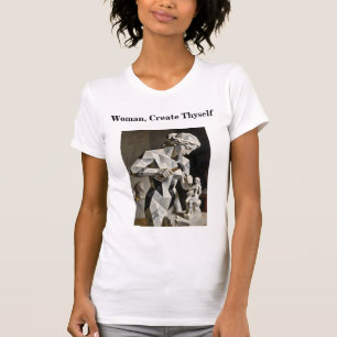 Camiseta Mulher, Crie a Si Mesma – Retrato Auto Construído