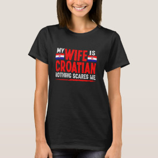 Camiseta Mulher Croácia Nada Me Assusta Mulher Croácia