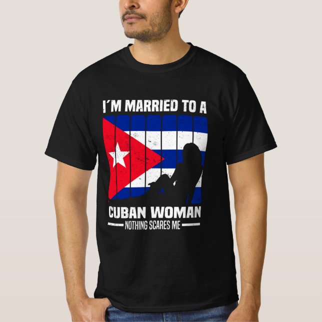 Camiseta Mulher cubana | Presentes de bandeira cubana (Frente)