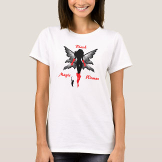 Camiseta Mulher da magia negra das mulheres.