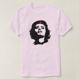 CAMISETA MULHER DA REVOLUÇÃO E ESTRELA VERMELHA