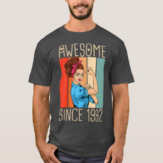 Camiseta Mulher De 30 Anos Espetacular Desde 1992 30 B