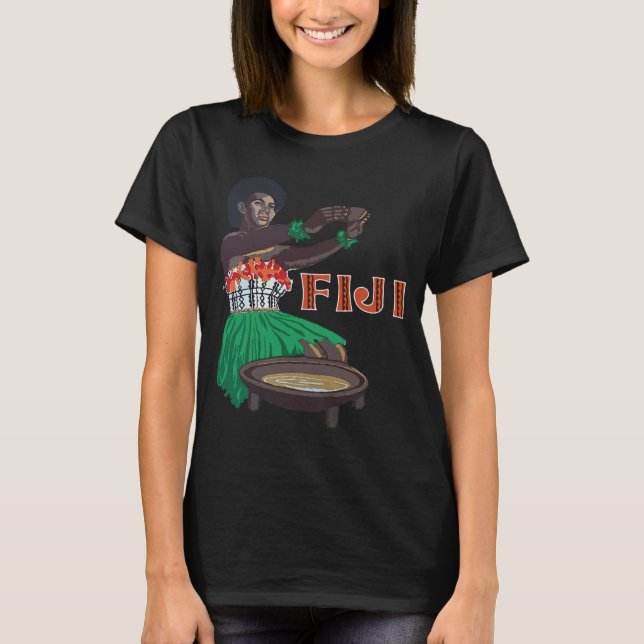 Camiseta Mulher de Fiji (Frente)