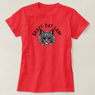 Camiseta Mulher de gato louca