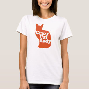 Camiseta Mulher de gato louca
