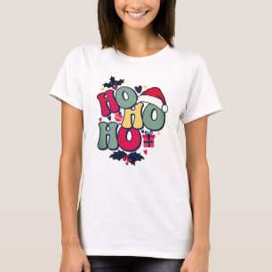 Camiseta Mulher de Natal Divertida Design de Topo