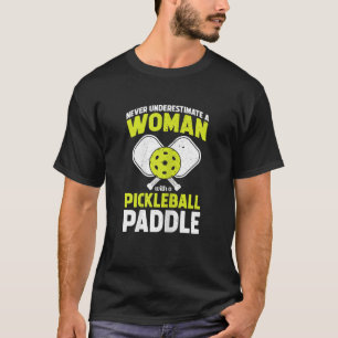Camiseta Mulher de Pickleball Presente Engraçado para Jogad