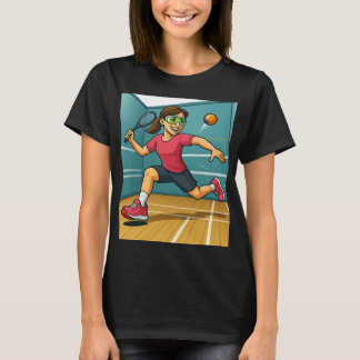 Camiseta Mulher de Raquetebol