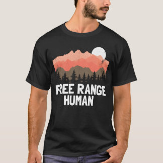 Camiseta Mulher de Vida Livre Roupas Engraçadas para Mulher