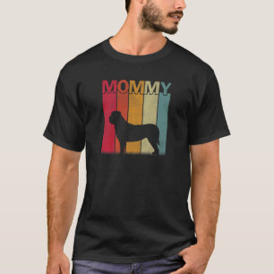 Camiseta Mulher desapontada Mastiff Cão Gráfico Retrô Mãe