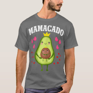 Camiseta Mulher Dia de as mães abacate mama abacate mãe eng
