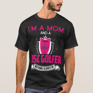 Camiseta Mulher Disco Golf Mãe Engraçado Disco Mãe Golfe Sp
