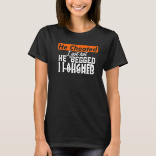 Camiseta Mulher Divorciada Trapeada Solteiro Barata Ga