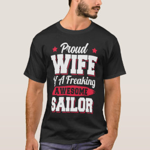 Camiseta Mulher do Barco do Marinho de Navegação do Capitão