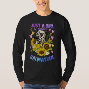 Camiseta Mulher do Cachorro Dalmaciano Cachorro