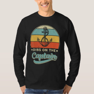 Camiseta Mulher Do Capitão Dibs No Capitão Vintage Retro