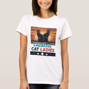 Camiseta Mulher do Gato Sem Fios Viva Crianças
