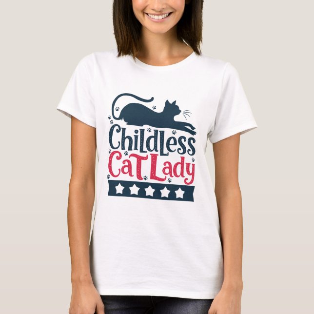 Camiseta Mulher do Gato Sem Fios Viva Crianças (Frente)