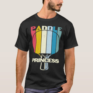 Camiseta Mulher do Jogador de Pong da Princesa Paddle