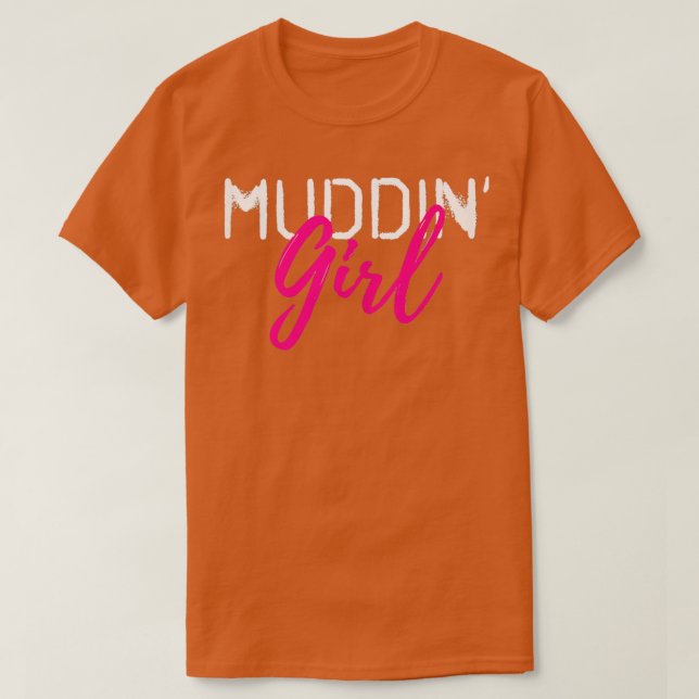 Camiseta Mulher do Mud Bogging Muding  (Frente do Design)