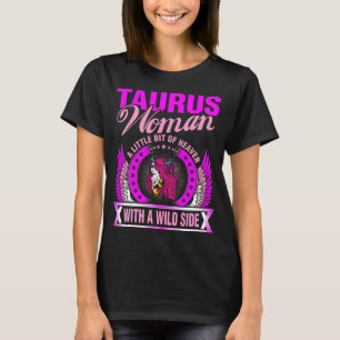 Camiseta Mulher do Taurus um pouco do céu com um Si