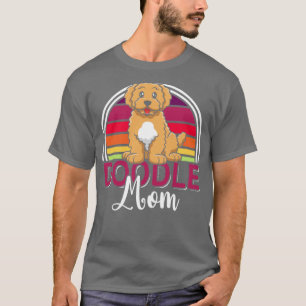 Camiseta Mulher Doodle Mãe Labradoodle Goldendoodle 10