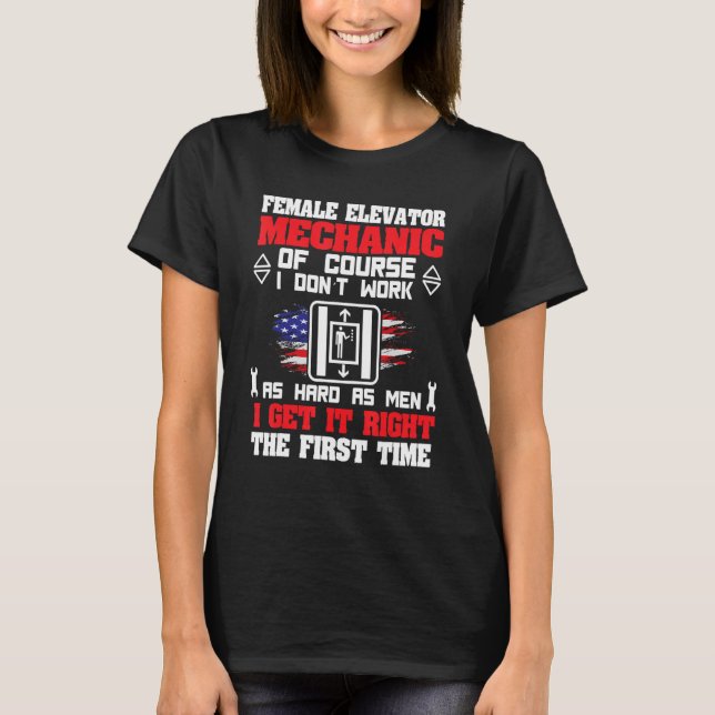 Camiseta Mulher E M é claro que não trabalho tão duro quant (Frente)
