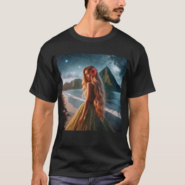 Camiseta Mulher em saia de grama (Frente)