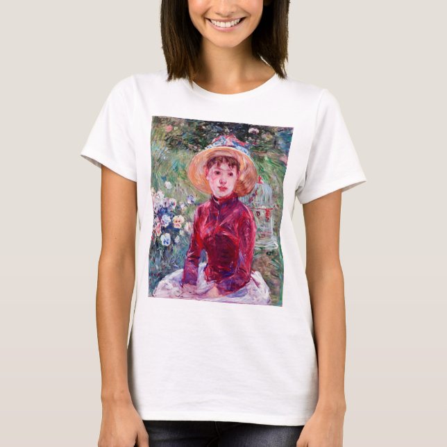 Camiseta Mulher em Vermelho, Berthe Morisot (Frente)
