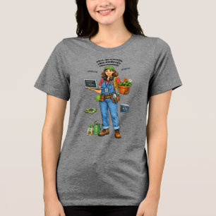 Camiseta Mulher Engenheira de Software Cuja Paixão é Jardin
