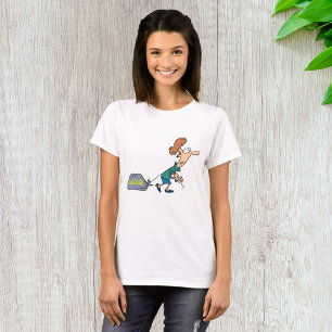 Camiseta Mulher Engraçada Carregando Bagagem Emocional