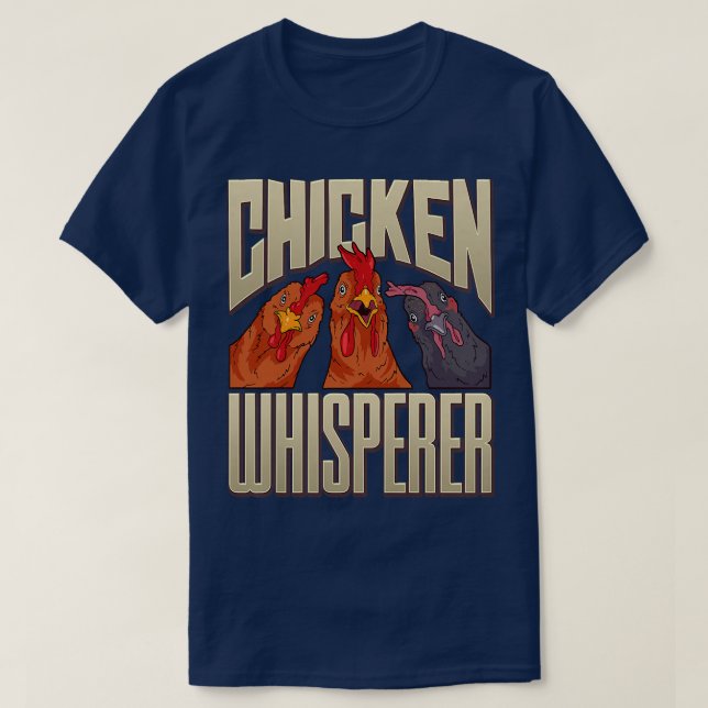 Camiseta Mulher Engraçada Frango Humor Galinha Frango Whisp (Frente do Design)