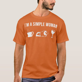 Camiseta Mulher Engraçada Guiné Porco Zootecnia