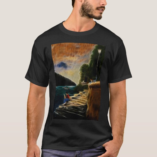 Camiseta Mulher Entre Nenúfares (Frente)