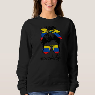 Camiseta Mulher Equatoriana Vida do Orgulho de Bandeira del