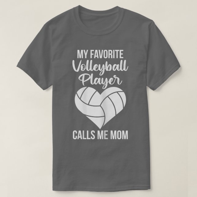 Camiseta Mulher: Equipe de Voleibol Cota para Mãe de um Vol (Frente do Design)